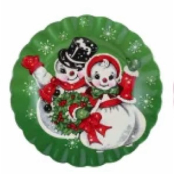 MR. CHRISTMAS Vintage Christmas Plates Set - NEW! Nicely in box. Gift ready. - Picture 5 of 7